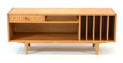 Lot 177 - A Swedish pine LP cabinet or console table on...