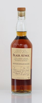Lot 147 - A bottle of Blair Athol Hand Filled Distillery...