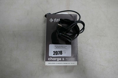 Lot 2078 - FitBit Charge 5 fitness tracker in box and...