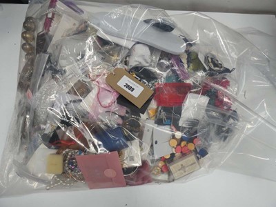 Lot 2009 - Bag containing quantity of loose costume and...