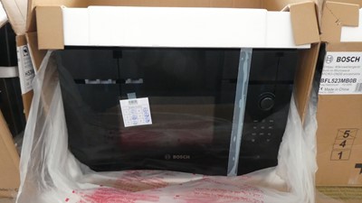 Lot 47 - BFL523MB0BB Bosch Built-in microwave oven