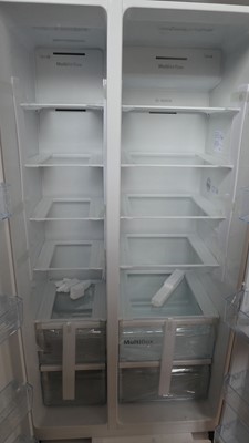 Lot 1 - KAN93VIFPGB Bosch Side-by-side fridge-freezer