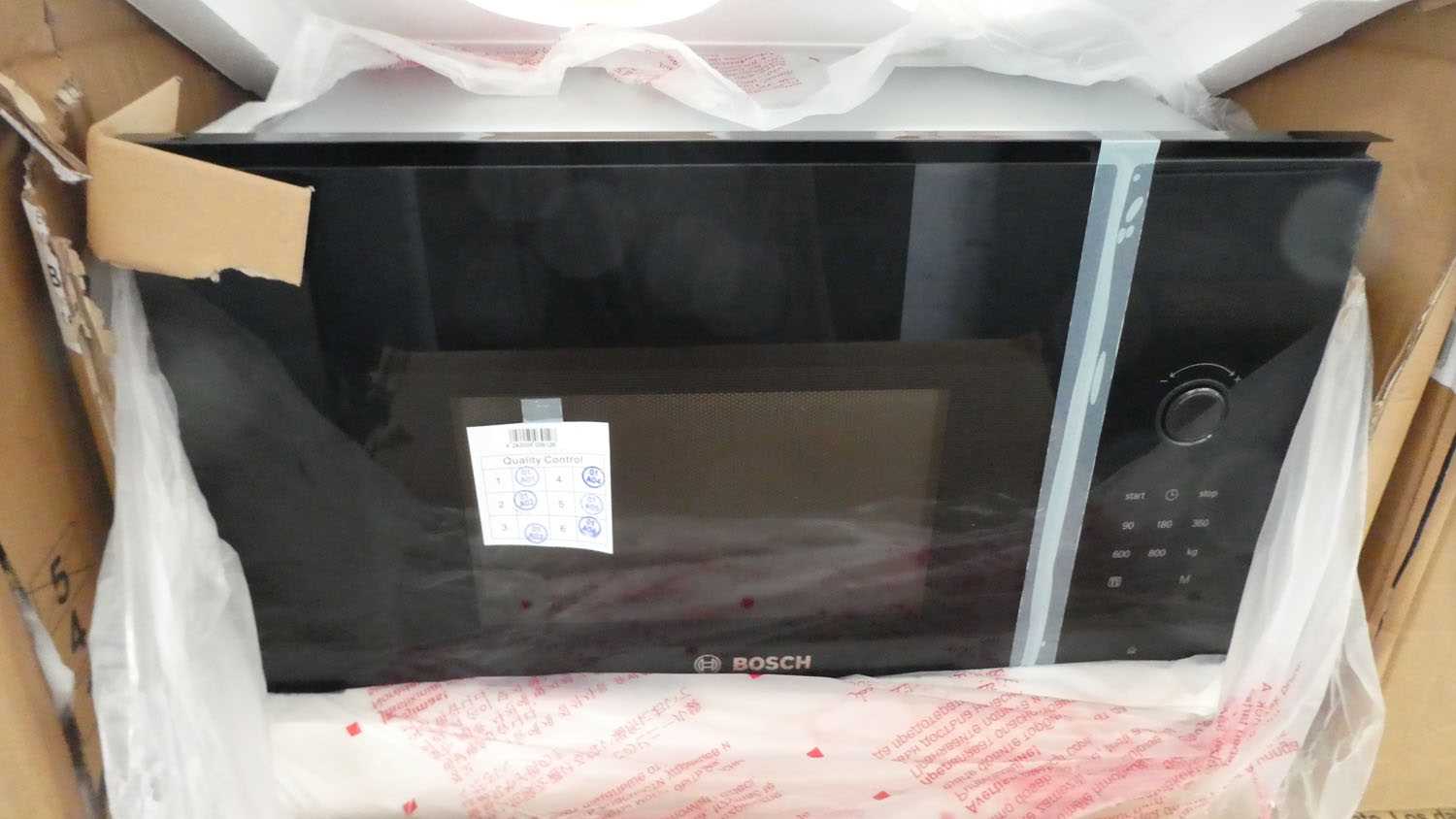 Lot 50 - BFL523MB0BB Bosch Built-in microwave oven