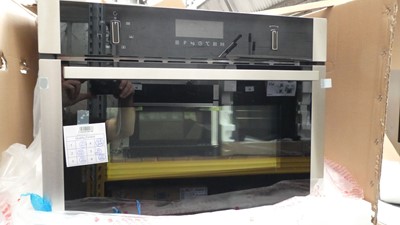 Lot 141 - C1AMG84G0BB Neff Built-in Microwave with hot...