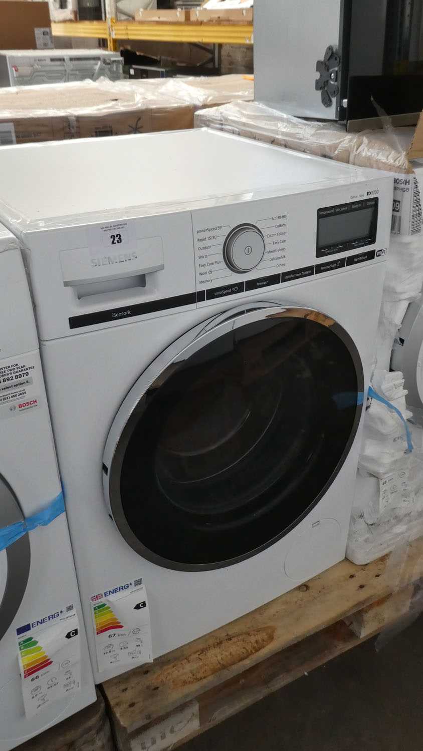 Lot 23 - WM16XGH4GBB Siemens Washing machine