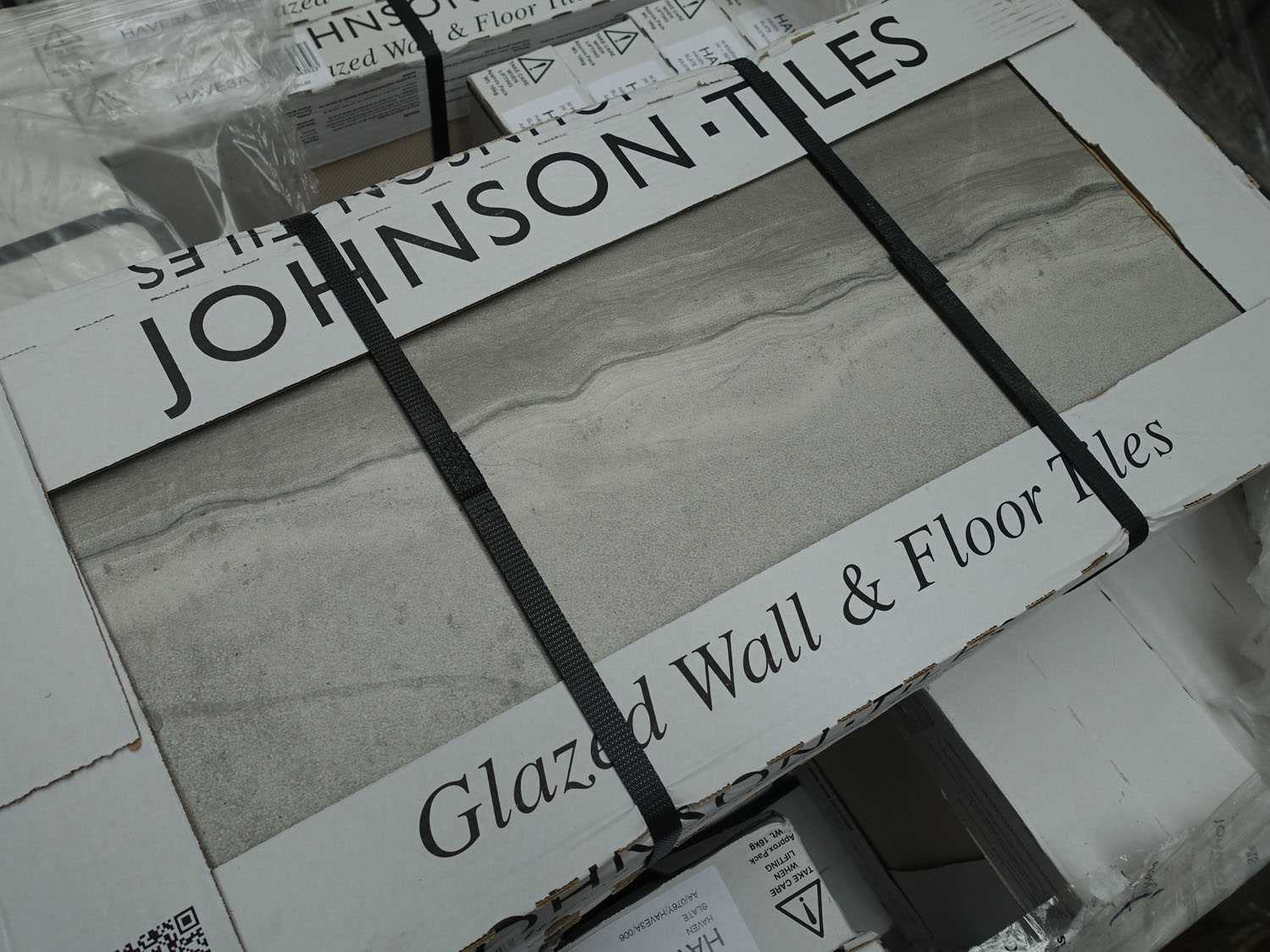 Lot 63 - 20 cartons of Johnson Tiles HAVE3A Haven Slate...
