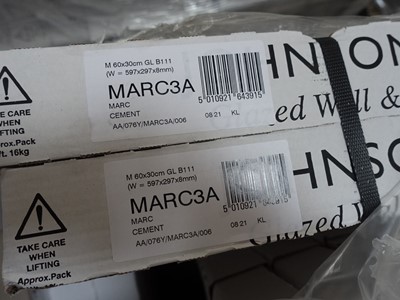 Lot 83 - 20 cartons of Johnson Tiles MARC3A Marc Cement...