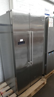 Lot 11 - KAN93VIFPGB Bosch Side-by-side fridge-freezer