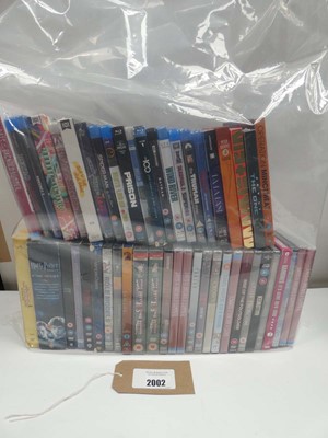 Lot 2002 - Bag containing Blu-Ray and DVD films/boxsets