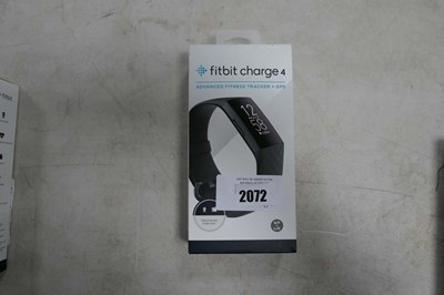 Lot 2072 - FitBit Charge 4 Advance fitness tracker in box