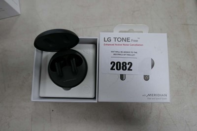 Lot 2082 - LG Tone Free wireless earbuds in box