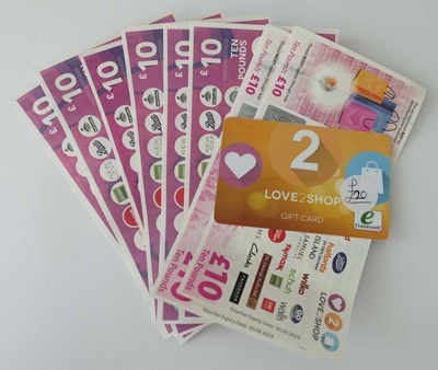 Lot 107 - Love 2 Shop (x3) - Total face value £100