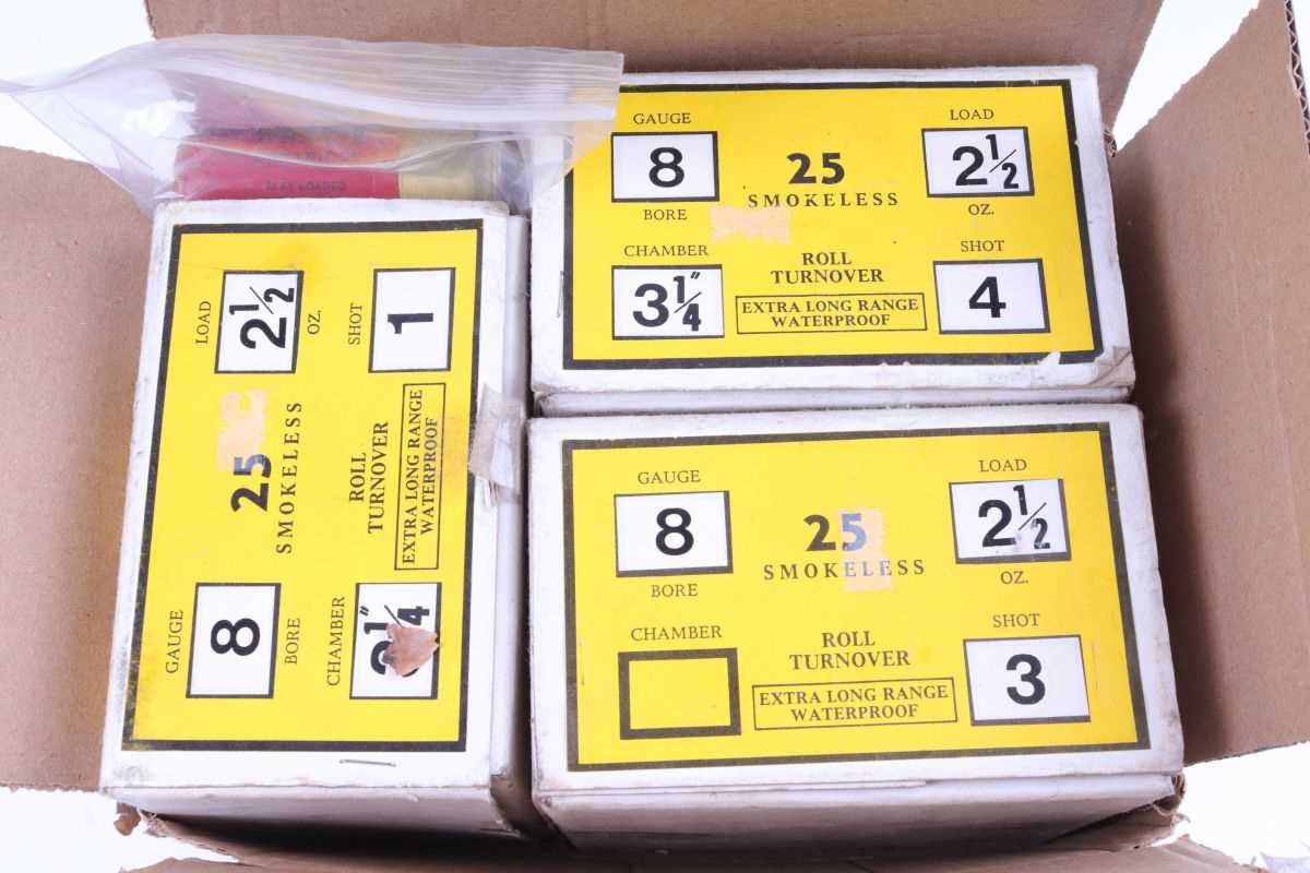 Lot 2825 - (S2) 80 x 8 bore cartridges: 25 x Ballistic