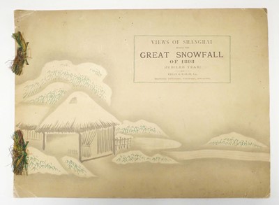 Lot 209 - Views of Shanghai During the Great Snowfall of...