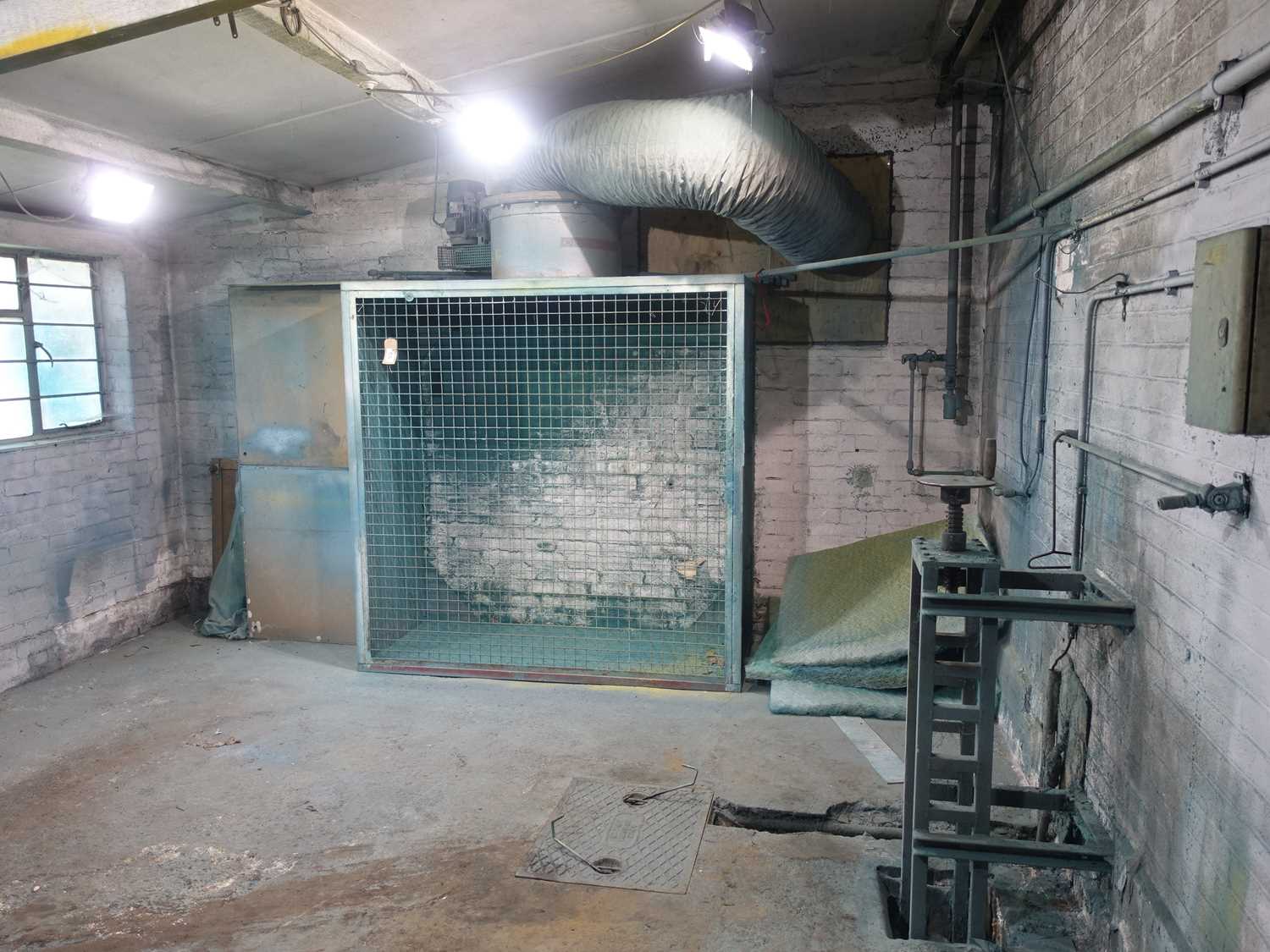 Lot 55 Paint spray fume extraction system comprising