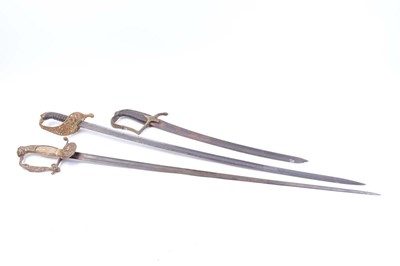 Lot 53 - Imperial Austrian court sword, 32 ins blade,...