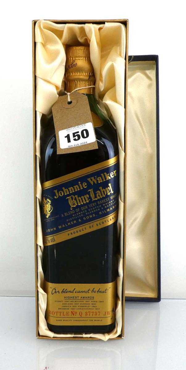 Lot 44 A bottle of Johnnie Walker Blue Label Scotch