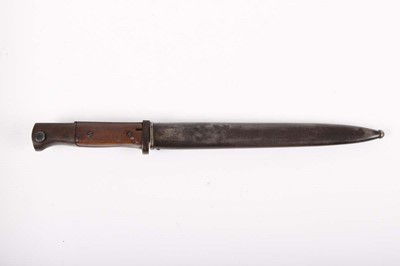 Lot 84 - Spanish M1884/98 Mauser bayonet with scabbard