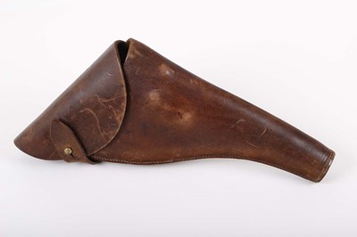 Lot 34 - A leather holster for Webley Service revolver,...