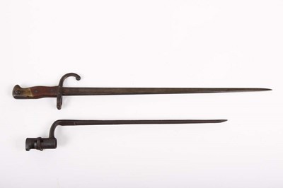 Lot 76 - French M1874 Gras bayonet, dated 1878,...
