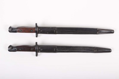 Lot 67 - Two Indian No.1 MkII SMLE bayonets: one by...