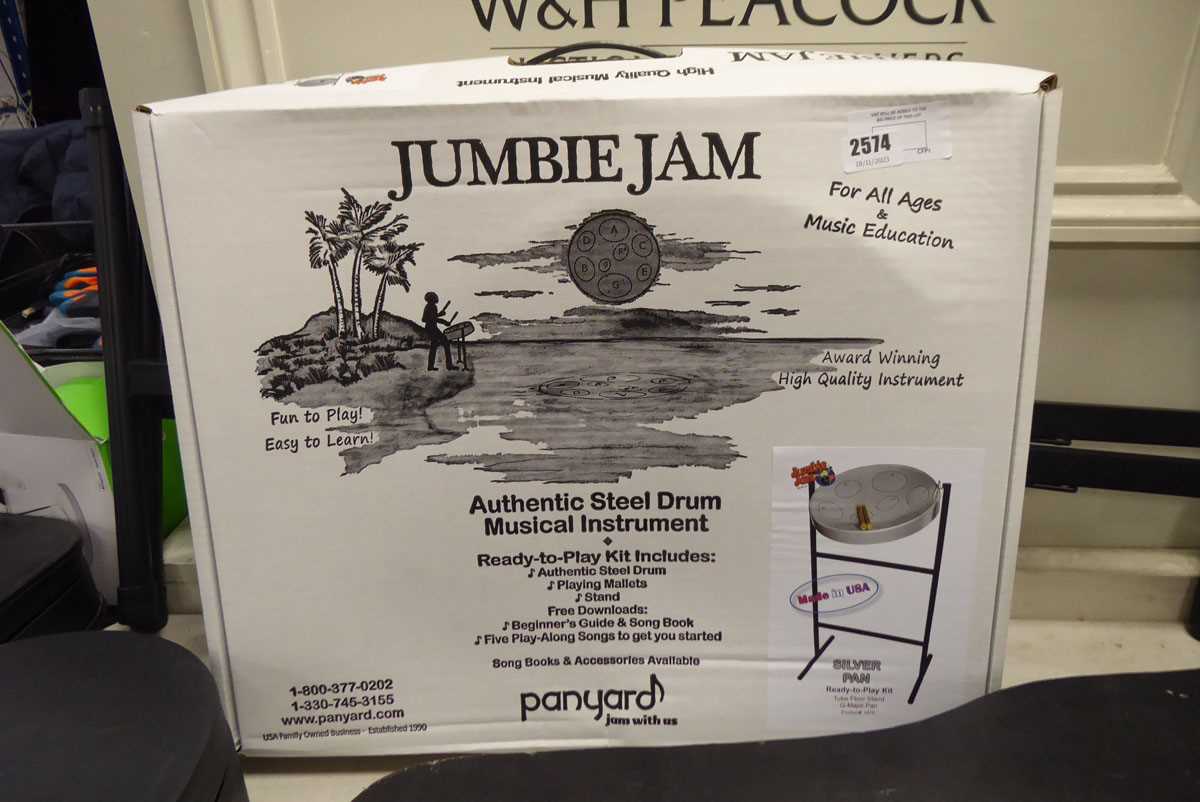 Lot 2574 Authentic steel drum from Jumbie Jam