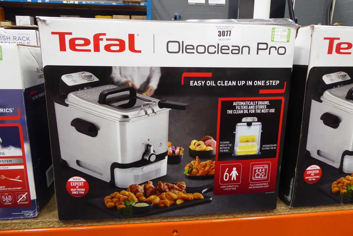 Lot 3077 Tefal Oleoclean pro fryer