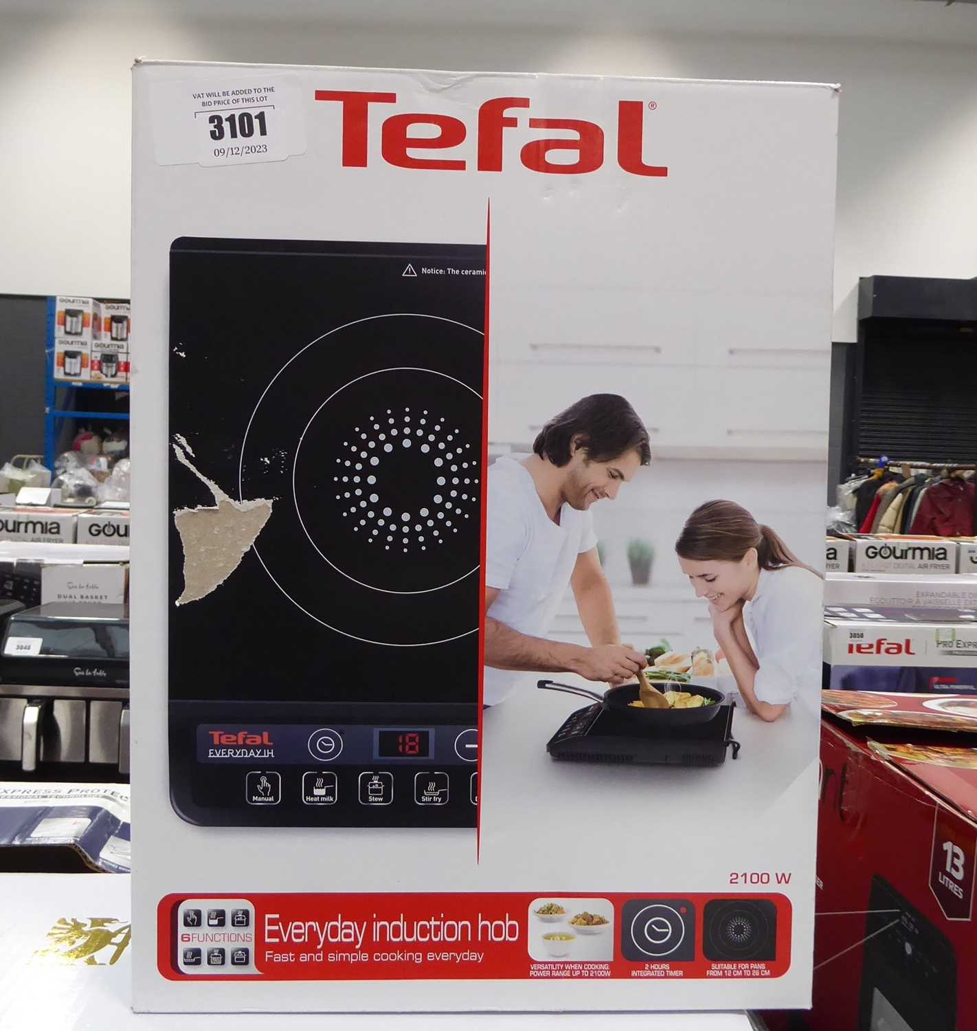 Lot 3101 Tefal induction hob