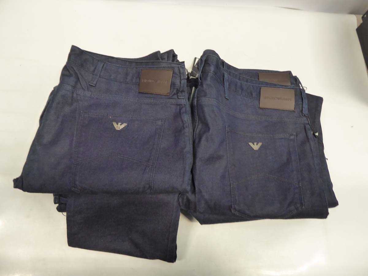 Lot 3025 - 9 pairs of Emporio Armani jeans