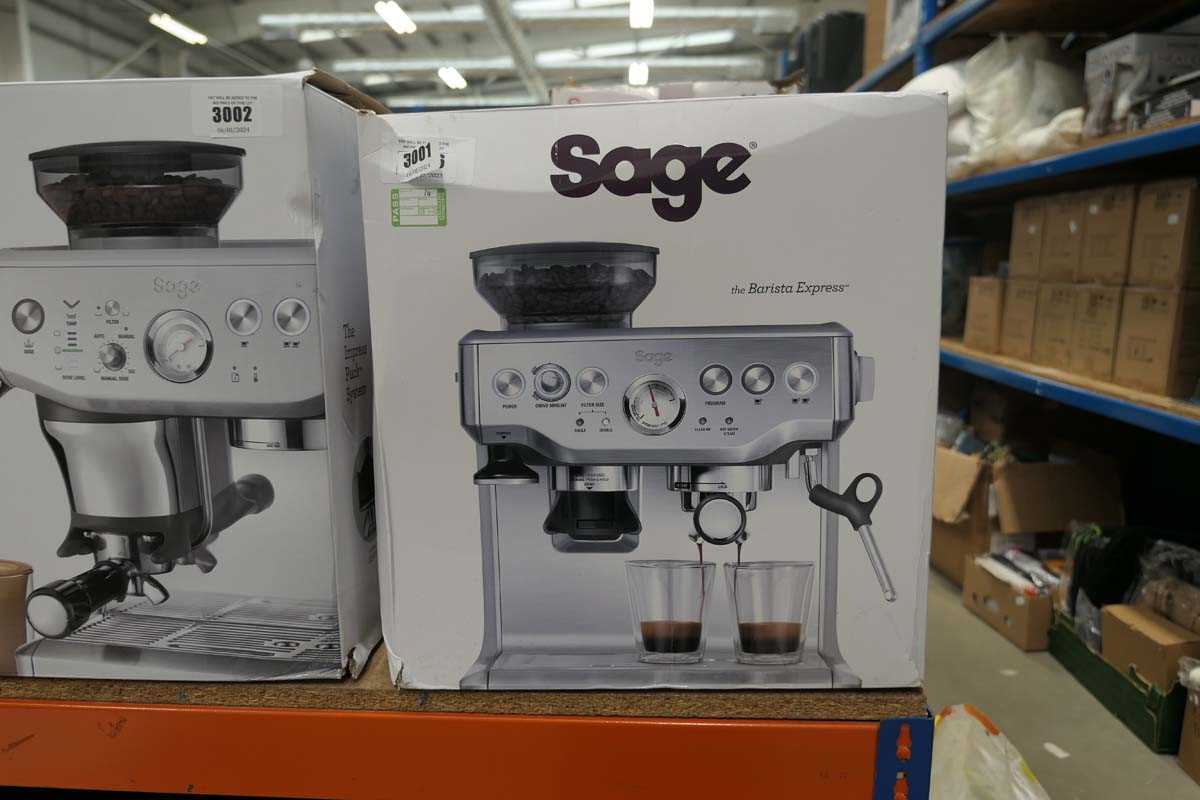 Lot 3001 Sage Barista Express coffee machine
