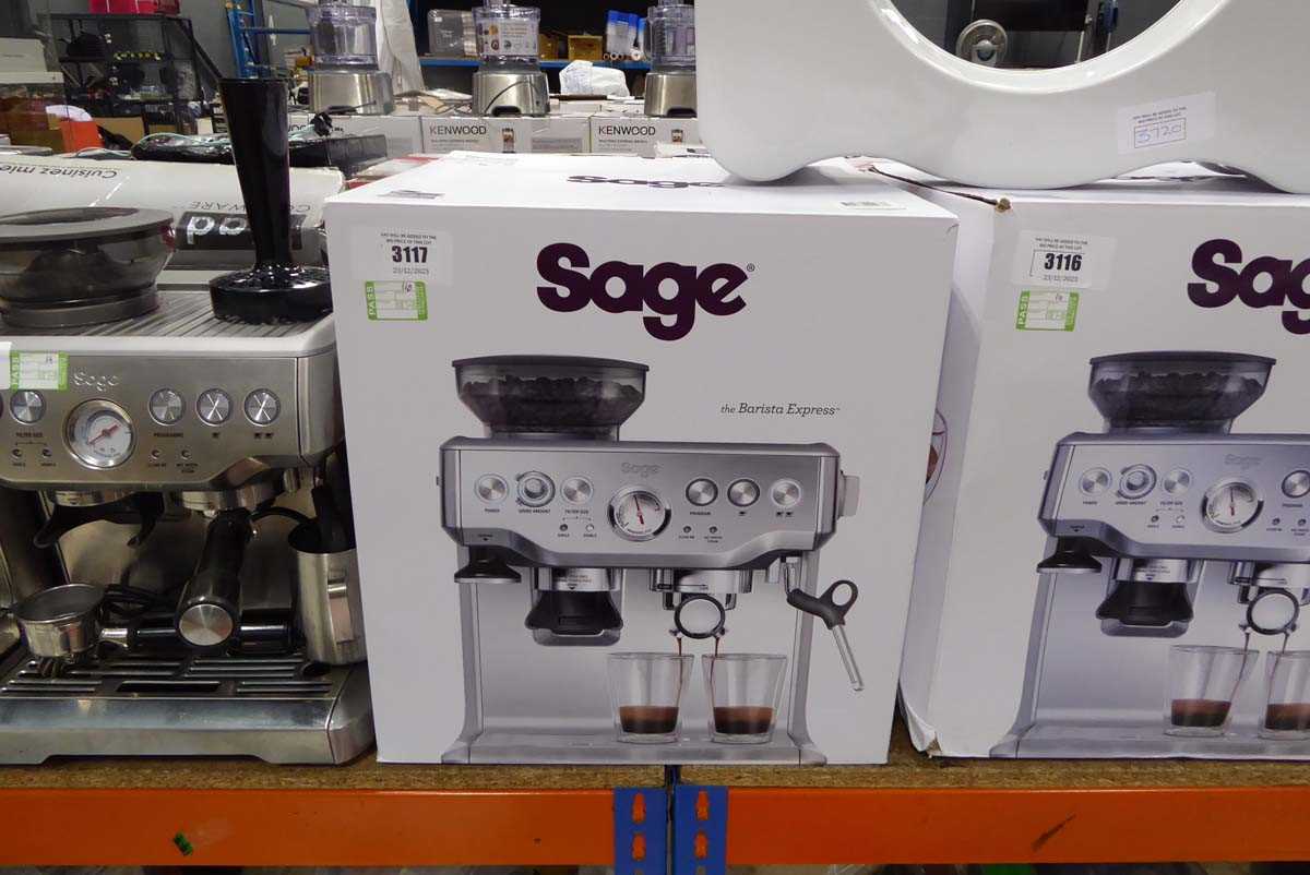 Lot 3117 Sage Barista Express coffee machine