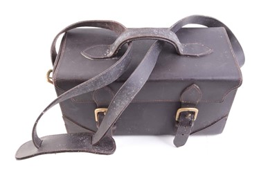 Lot 1040 - Rigid leather cartridge bag