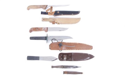 Lot 96 - Five various knives: W. Wilkinson & Son,...