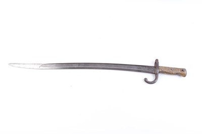 Lot 85 - French M1866 Chassepot bayonet, numbered 31365