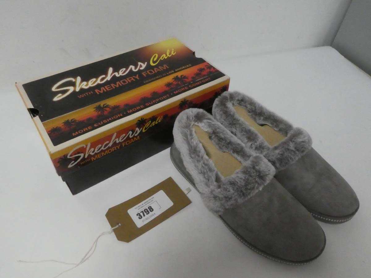 1 X Ladies Sketchers Slippers Uk 6 7145