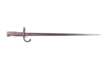 Lot 78 - French M1874 Gras bayonet, dated 1878
