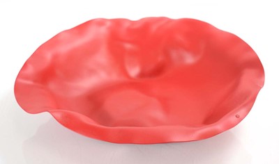 Lot 4 - Lluís Clotet for Alessi, a 'Sarria' red tray...