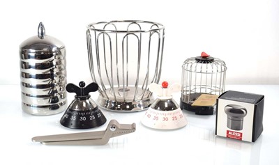 Lot 6 - A group of Alessi kitchen items including two...