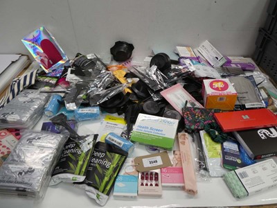 Lot Bag containing deep cleaning pads, makeup...