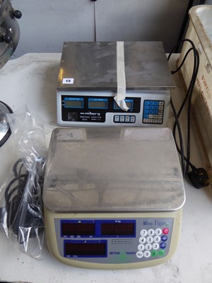 Lot 15 - 2 assorted digital weighing scales
