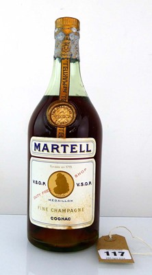 Lot 96 - An old bottle of J & F Martell V.S.O.P...