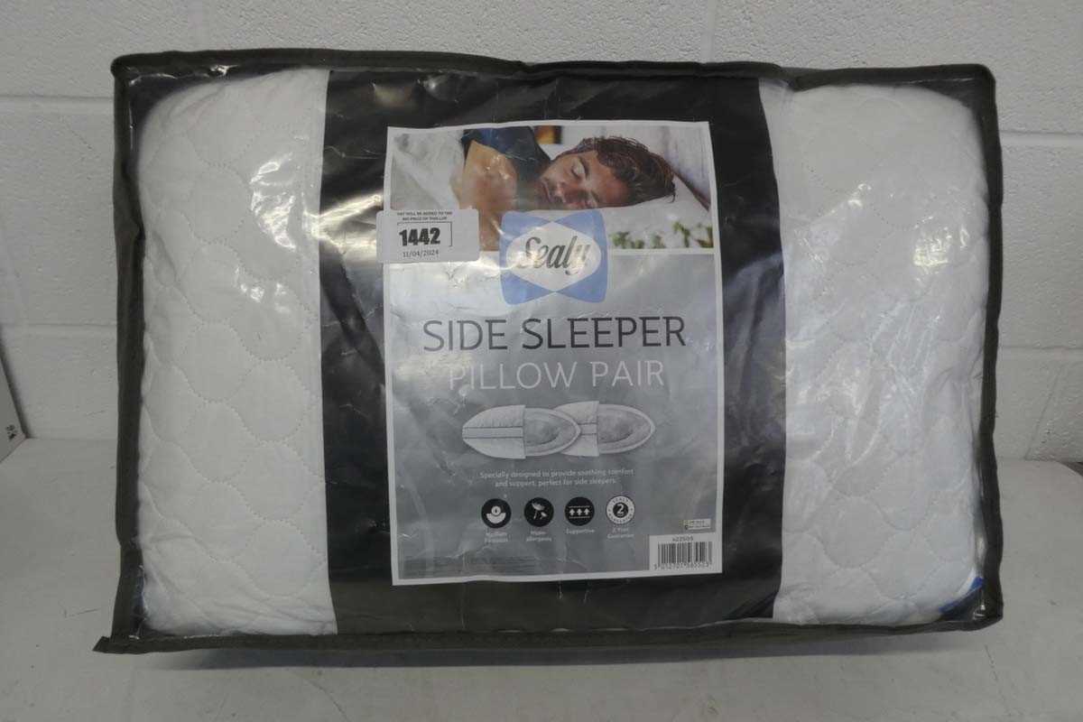 Lot 1442 - Sealy side sleeper pillow pair