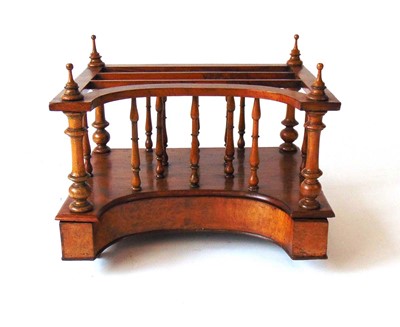 Lot 25 - A converted Victorian walnut two division...