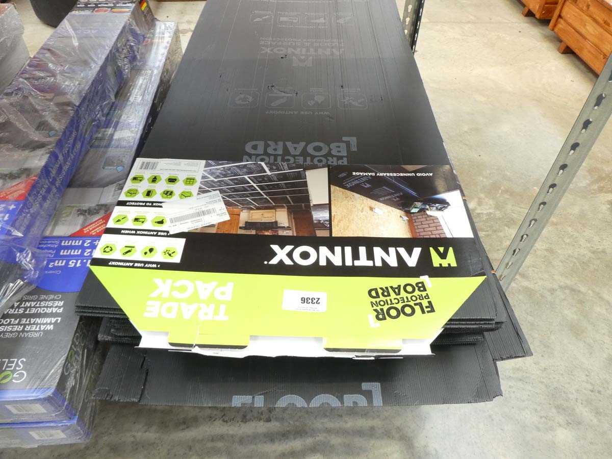 Lot 2336 Quantity of Antinox floor protection board