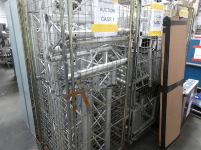 Lot 6 - 2 trolleys of assorted light structures,...