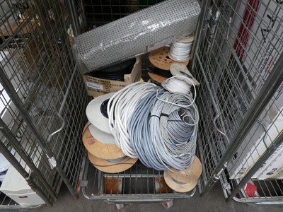 Lot 25 - Quantity of cables including CAT5E, Multicore,...