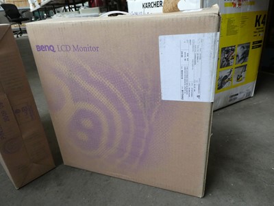 Lot 46 - 2 BenQ LCD monitors with boxes