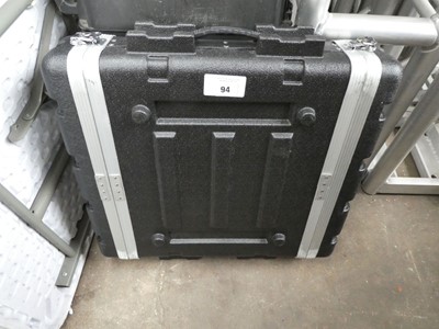Lot 94 - 2U plastic rack case in black