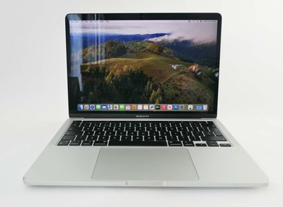 Lot 2007 - MacBook Pro 13" 2020 A2338 Silver laptop with...