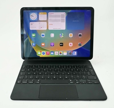 Lot 2058 - iPad Air 5th Gen 64GB Space Grey tablet with...